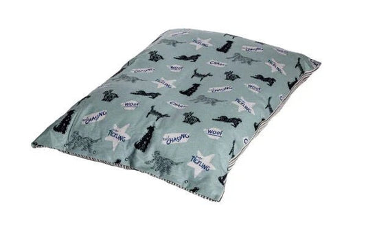 Battersea Playful Dogs Deep Duvet Large | Luxury Home Accessories | Heulog Glow