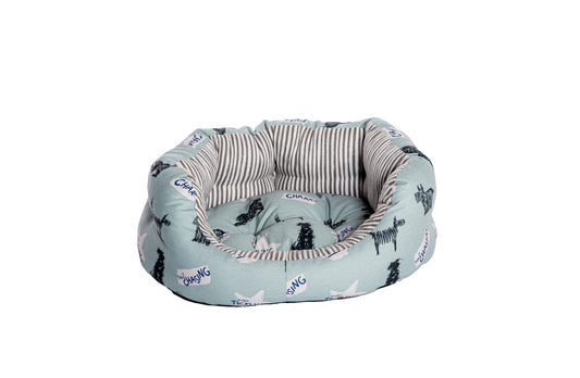Battersea Playful Dogs Slumber Bed | Luxury Home Accessories | Heulog Glow