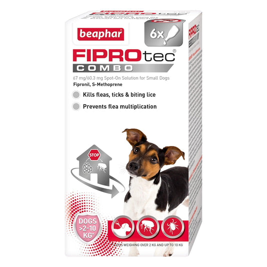 Beaphar FIPROtec COMBO Sml Dog 6 pip x4 | Luxury Home Accessories | Heulog Glow