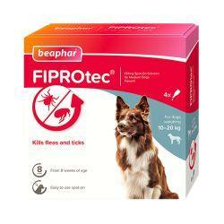 Beaphar FIPROtec Spot On Medium Dog 4 Months | Luxury Home Accessories | Heulog Glow