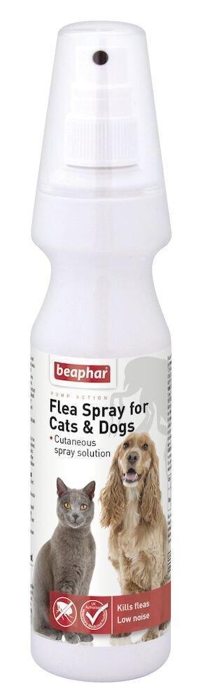 Beaphar Flea Spray for Cats & Dogs Pump Action 150ml | Luxury Home Accessories | Heulog Glow