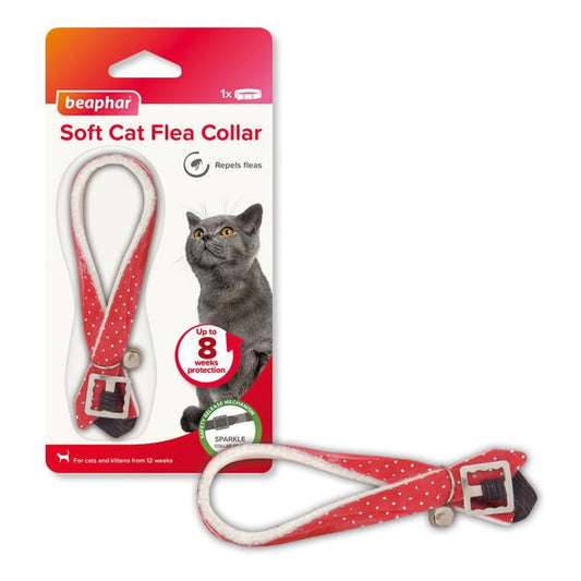 Beaphar Sparkle Soft Cat Flea Collar 30cm | Luxury Home Accessories | Heulog Glow