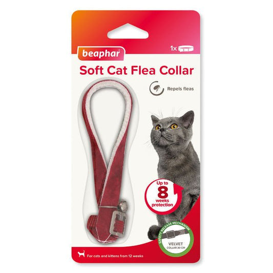 Beaphar Velvet Soft Cat Flea Collar 30cm | Luxury Home Accessories | Heulog Glow
