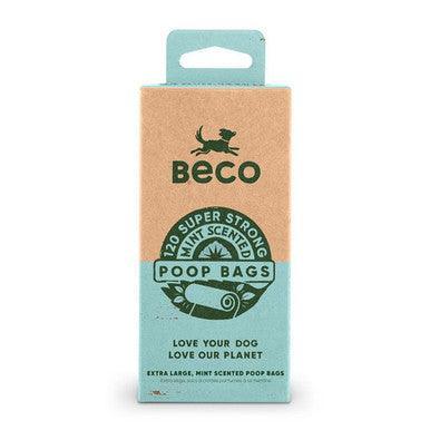 Beco Mint Scented Recycled Poop Bags x120 Pack | Luxury Home Accessories | Heulog Glow