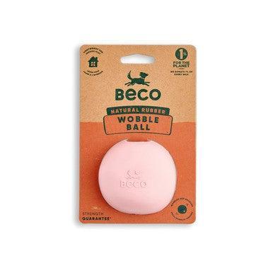 Beco Natural Rubber Ball Toy Pink | Luxury Home Accessories | Heulog Glow