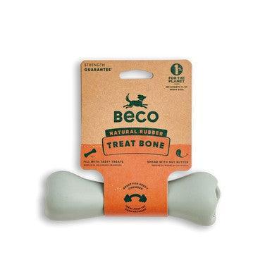 Beco Natural Rubber Chew Bone Green | Luxury Home Accessories | Heulog Glow