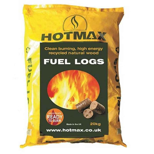 Bedmax Hotmax Fuel Logs 20kg | Luxury Home Accessories | Heulog Glow