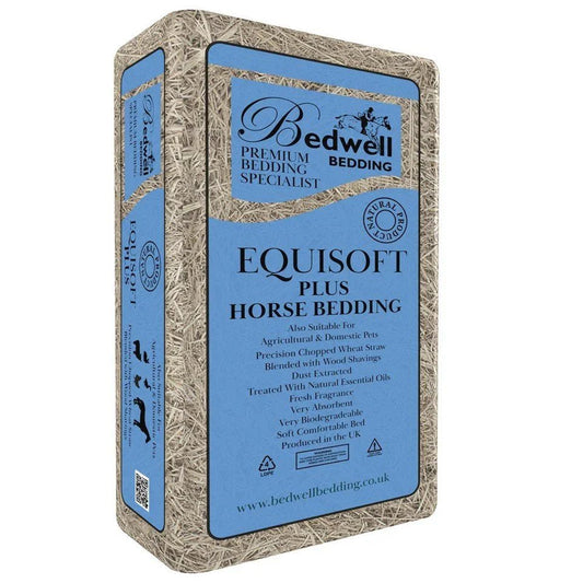 Bedwell Equisoft Blue Plus Horse Bedding 20kg | Luxury Home Accessories | Heulog Glow