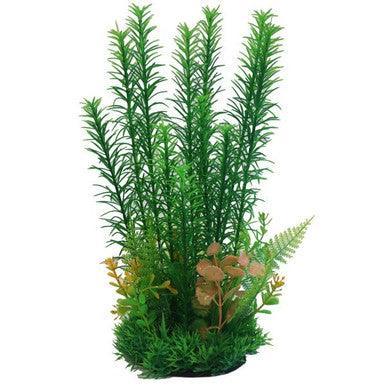 Betta 9Inch Green and Yellow Combi Plastic Plant | Luxury Home Accessories | Heulog Glow