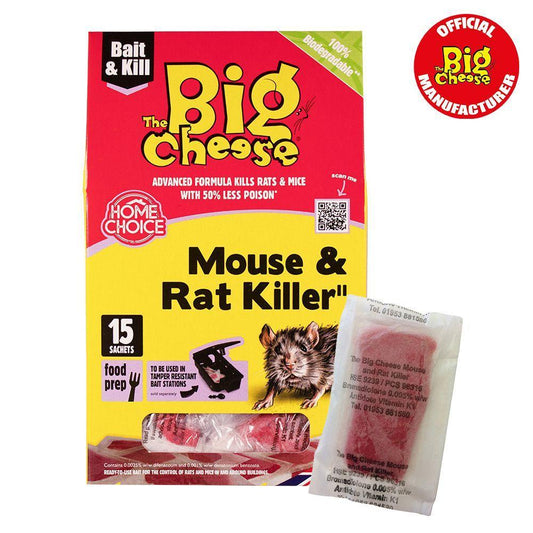 Big Cheese Mouse & Rat Killer2 Pasta x15 | Luxury Home Accessories | Heulog Glow