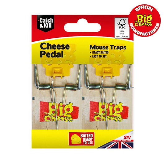 Big Cheese Wooden Mouse Trap Twinpack | Luxury Home Accessories | Heulog Glow