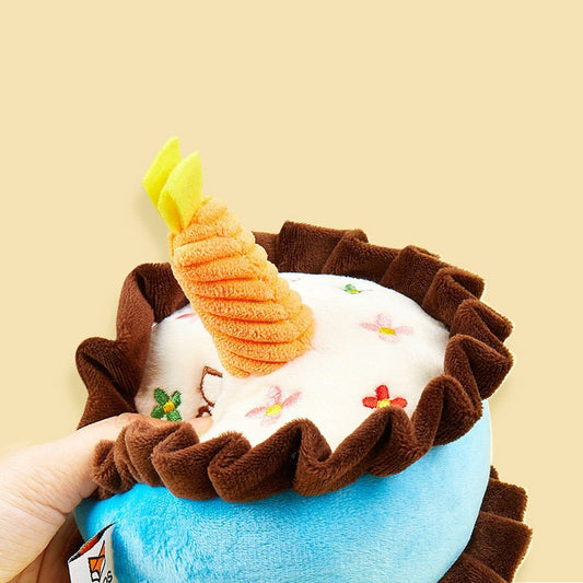 Bite-resistant Teething Vocal Catnip Birthday Cake Toy | Luxury Home Accessories | Heulog Glow