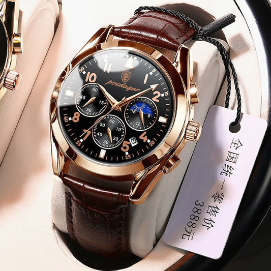 Black Tech Men's Watch Male Student Korean Fashion | Luxury Home Accessories | Heulog Glow