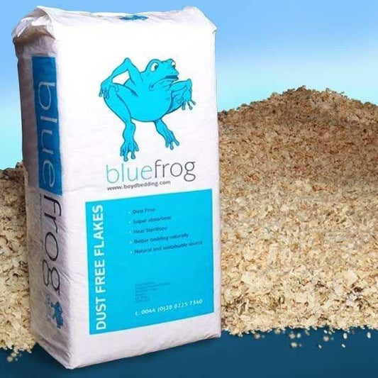 Blue Frog Wood Shavings 18kg | Luxury Home Accessories | Heulog Glow