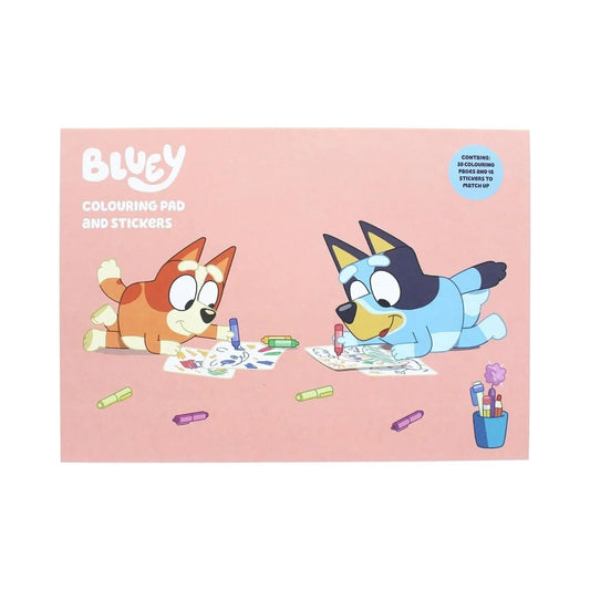 Bluey A4 Colouring Pad | Luxury Home Accessories | Heulog Glow