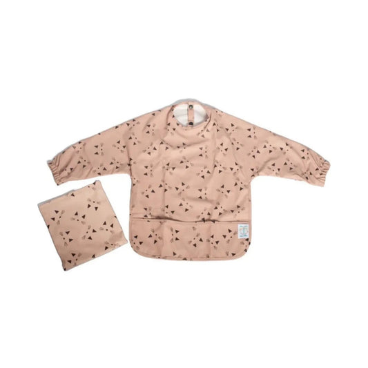 BLW Essentials Waterproof Long Sleeved Coverall Bib - Pink | Luxury Home Accessories | Heulog Glow