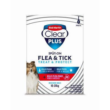 BM Clear PLUS 134mg / 120.6mg Spot On Solution for Medium Dogs 1T | Luxury Home Accessories | Heulog Glow