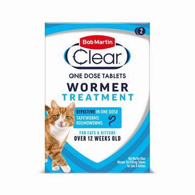 BM Clear Wormer Tablets For Cats (2 Tabs) | Luxury Home Accessories | Heulog Glow