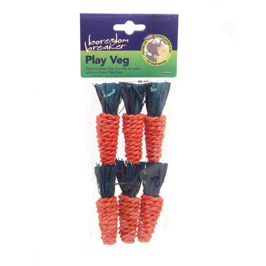 Boredom Breaker Mini Sisal Carrot x6 | Luxury Home Accessories | Heulog Glow