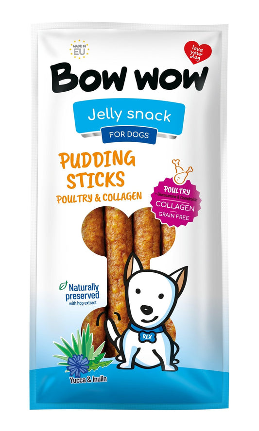 Bow Wow Pudding 6 Sticks Chicken 170g | Luxury Home Accessories | Heulog Glow