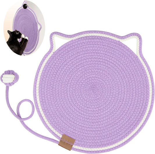 Braided Cotton Rope Cat Claw Mat Self Hi Ball One Piece Sleeping Mat Washable Anti Sticky Scratching Artifact Cat Scratching Mat Pet Products | Luxury Home Accessories | Heulog Glow