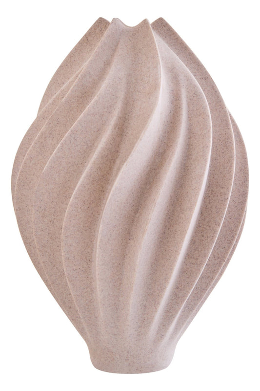 Broc Large Sandstone Effect Organic Vase | Luxury Home Accessories | Heulog Glow