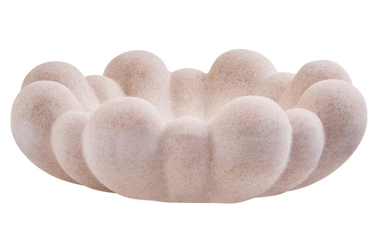 Broc Sandstone Effect Bubble Design Bowl | Luxury Home Accessories | Heulog Glow