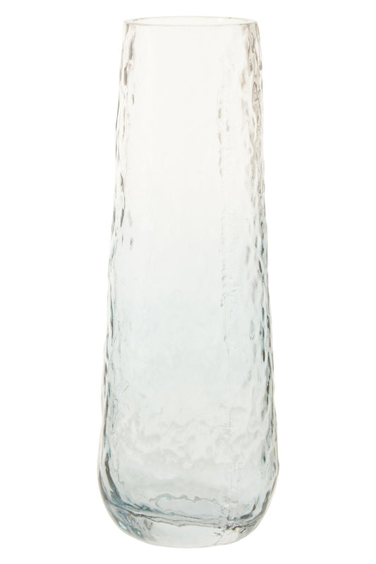 Brock Large Blue Ombre Glass Vase | Luxury Home Accessories | Heulog Glow