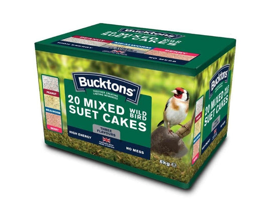 Bucktons Mixed Suet Cakes 20 x 300g | Luxury Home Accessories | Heulog Glow