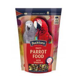 Bucktons Parrot food with Spirulina - 1.5kg | Luxury Home Accessories | Heulog Glow
