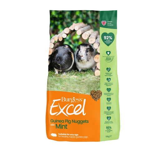 Burgess Excel Guinea Pig Mint Nuggets | Luxury Home Accessories | Heulog Glow