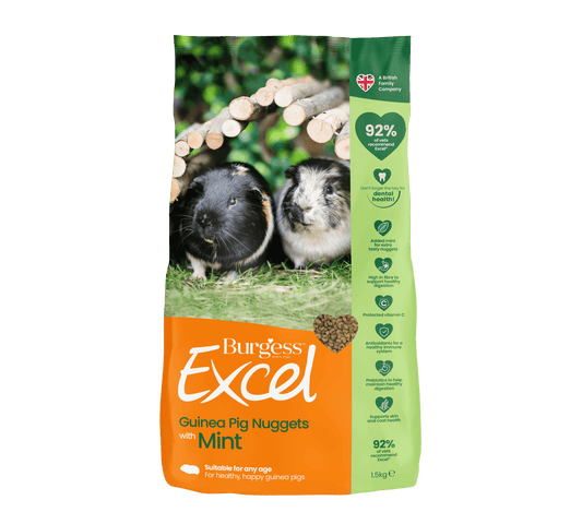 Burgess Excel Guinea Pig Nuggets 4x1.5kg | Luxury Home Accessories | Heulog Glow