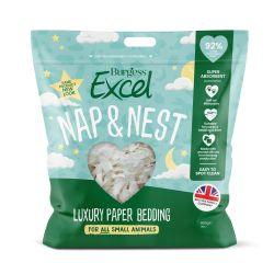 Burgess Excel Nap & Nest Luxury Paper Bedding for Small Animals, 650g | Luxury Home Accessories | Heulog Glow
