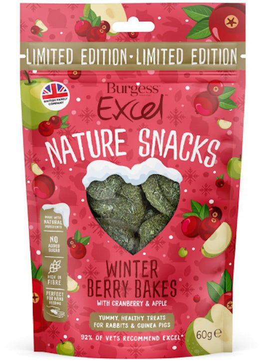 Burgess Excel Winter Berry Bakes, 60g | Luxury Home Accessories | Heulog Glow