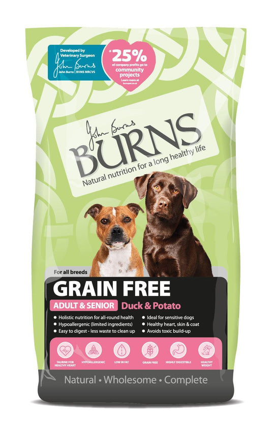 Burns Adult Grain Free Duck | Luxury Home Accessories | Heulog Glow