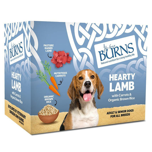 Burns Dog Tray Hearty Lamb 6x395g | Luxury Home Accessories | Heulog Glow
