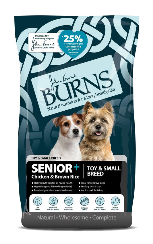 Burns Senior Small & Toy Breed | Luxury Home Accessories | Heulog Glow