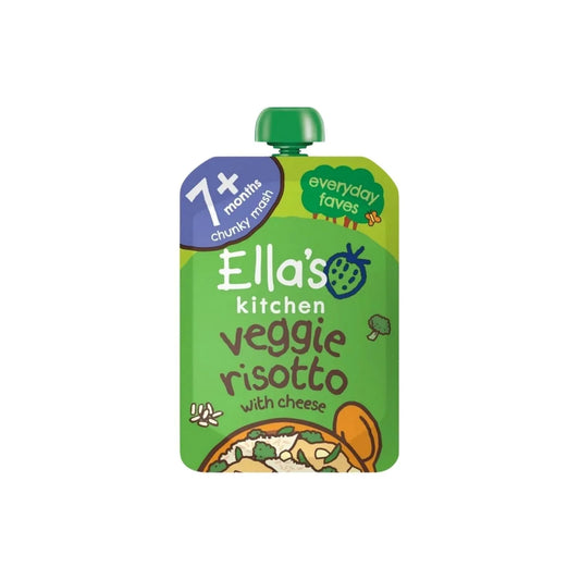 Ella's Kitchen Organic Veggie Risotto with Cheese Baby Food Pouch 7+ months 130g