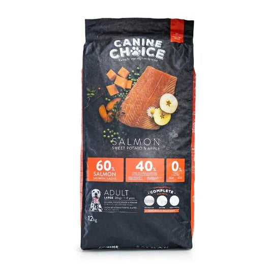 Canine Choice Super Premium Gf Large Adult Dry Salmon 12kg | Luxury Home Accessories | Heulog Glow