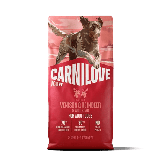 Carnilove Active Venison, Reindeer & Wild Boar 12kg | Luxury Home Accessories | Heulog Glow