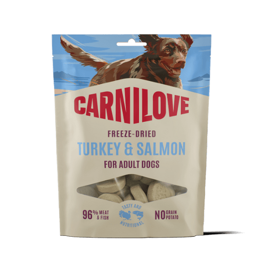 Carnilove Freeze-Dried Treats Turkey & Salmon 60g | Luxury Home Accessories | Heulog Glow