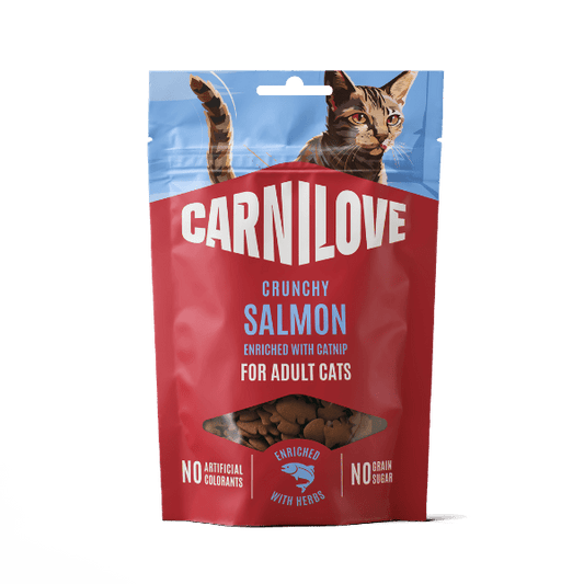 Carnilove Salmon with Catnip Crunchy Cat Treats (10x50g) | Luxury Home Accessories | Heulog Glow