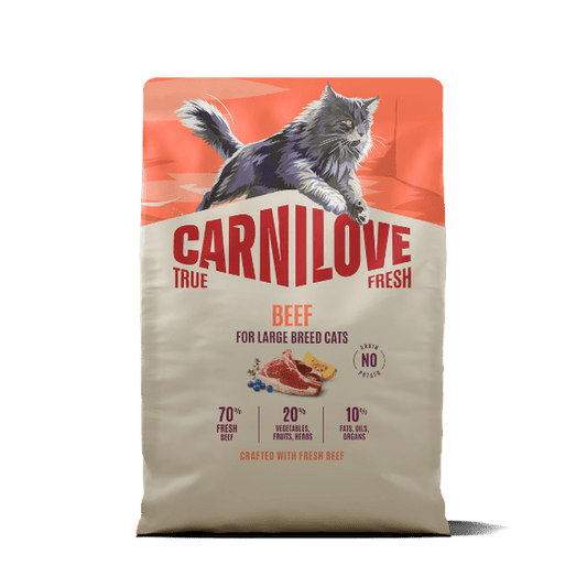 Carnilove True Fresh Beef Large Breed Cat 400g | Luxury Home Accessories | Heulog Glow