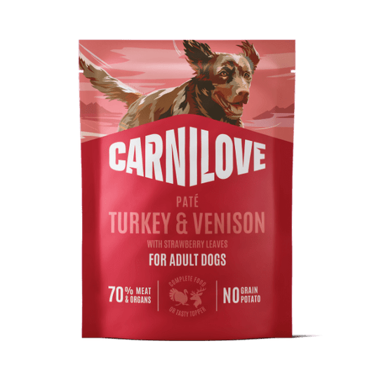 Carnilove Turkey & Venison with Strawberry Leaves Dog 300g | Luxury Home Accessories | Heulog Glow