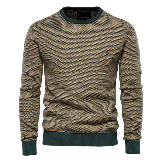 Casual Hit Color Men's European Size Shirt Trend Pullover | Luxury Home Accessories | Heulog Glow