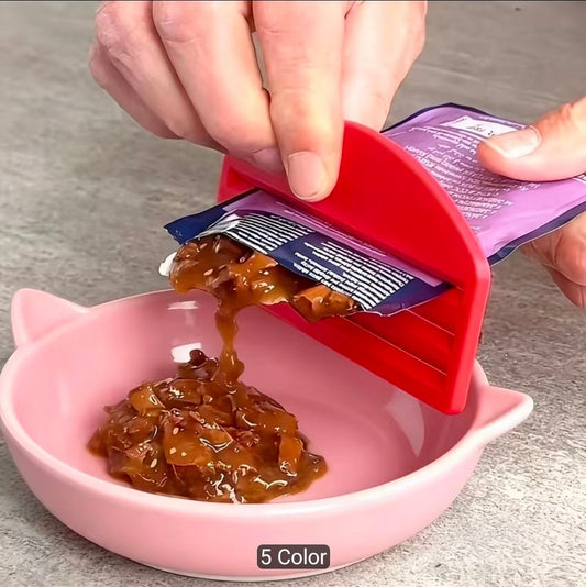 Cat Wet Food Pouch Scraper | Luxury Home Accessories | Heulog Glow