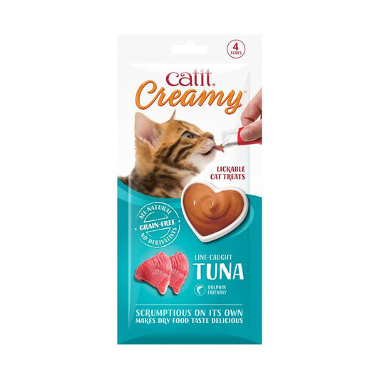 Catit Creamy Treats Tuna 4 x 10g | Luxury Home Accessories | Heulog Glow