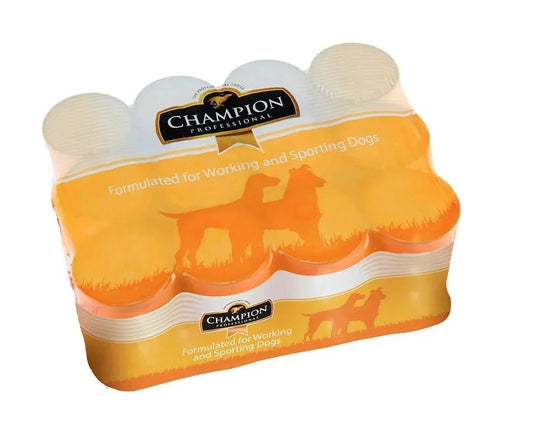 Champion Working & Sport Adult Dog Tins 400g x 12 | Luxury Home Accessories | Heulog Glow