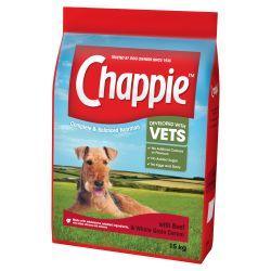 Chappie Dog Complete Dry with Beef and Wholegrain Cereal 15kg | Luxury Home Accessories | Heulog Glow