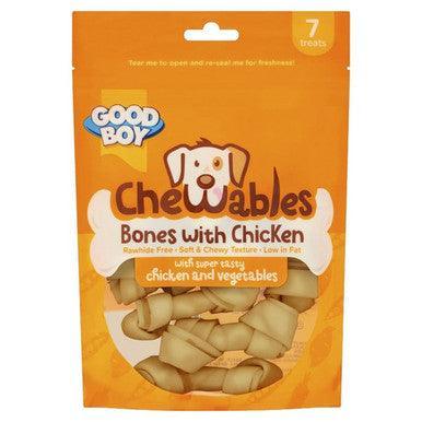 Chewables Chicken Mini Bones 7 Pack 112g | Luxury Home Accessories | Heulog Glow